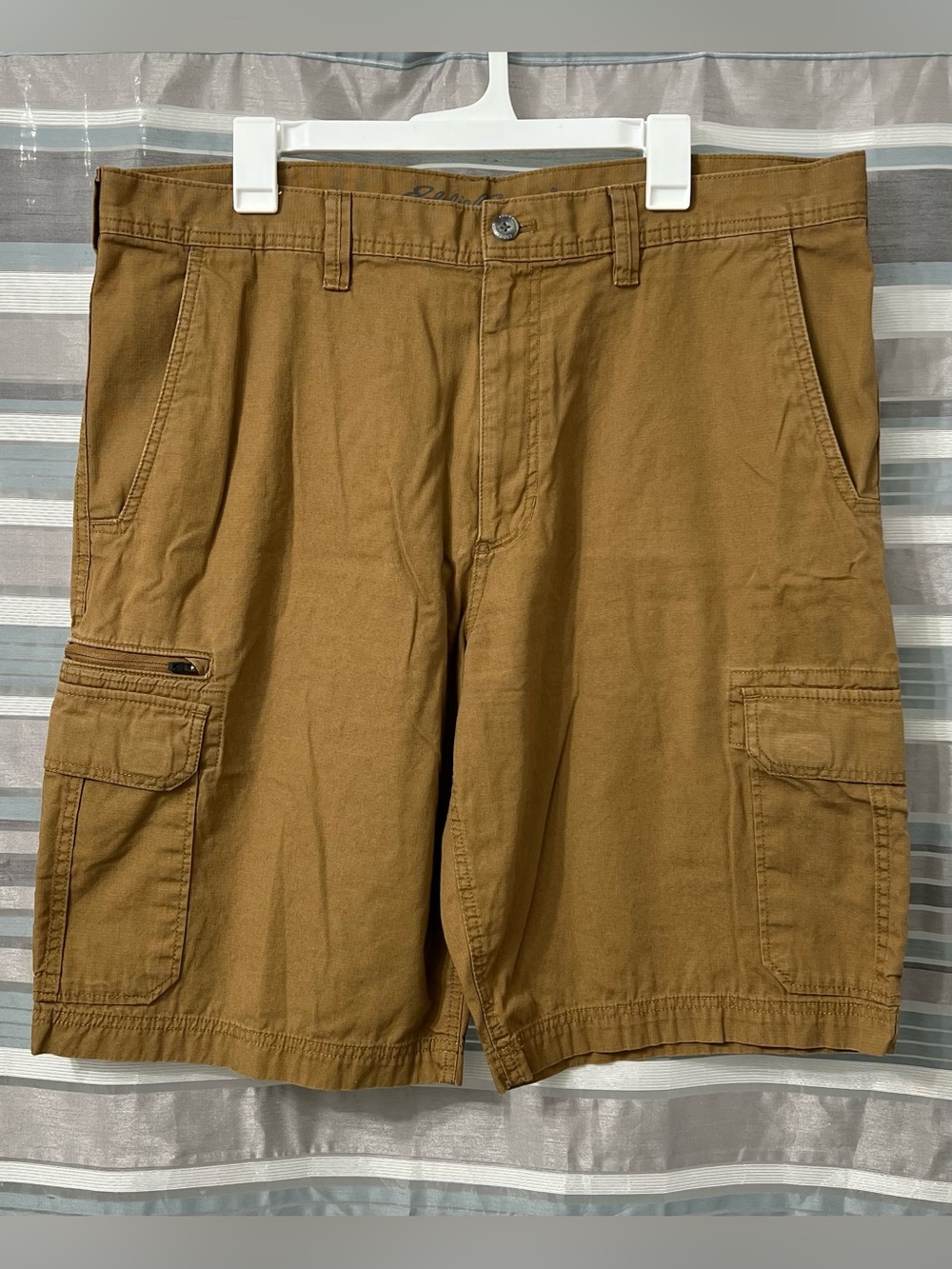 Eddie Bauer Men's Cargo Shorts in Brown - Classic Utility Style